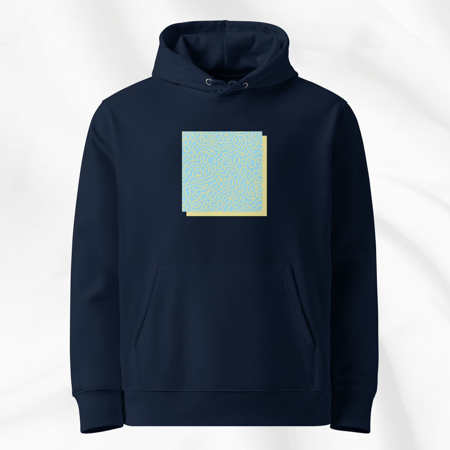 Spring Topo Print Hoodie