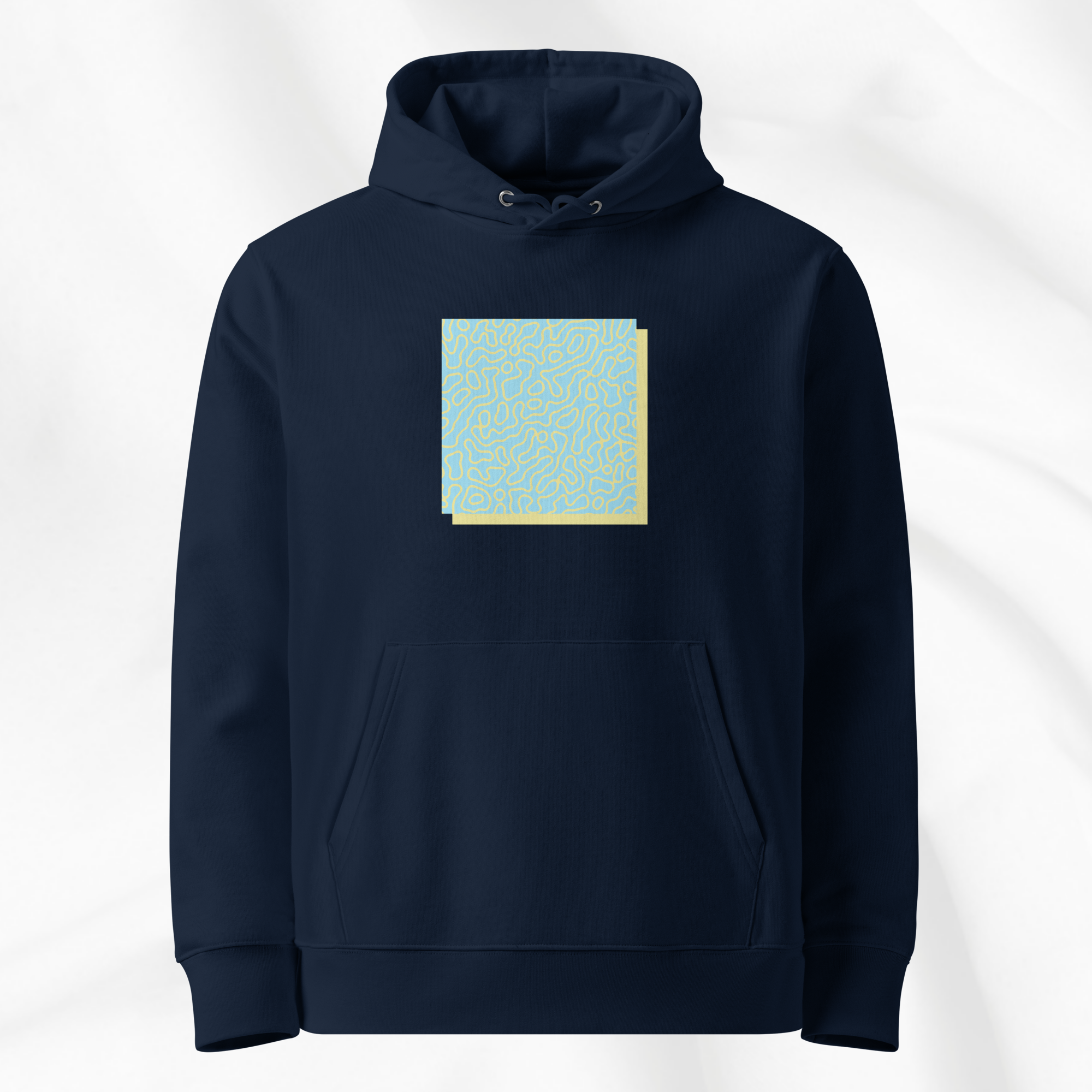 Spring Topo Print Hoodie
