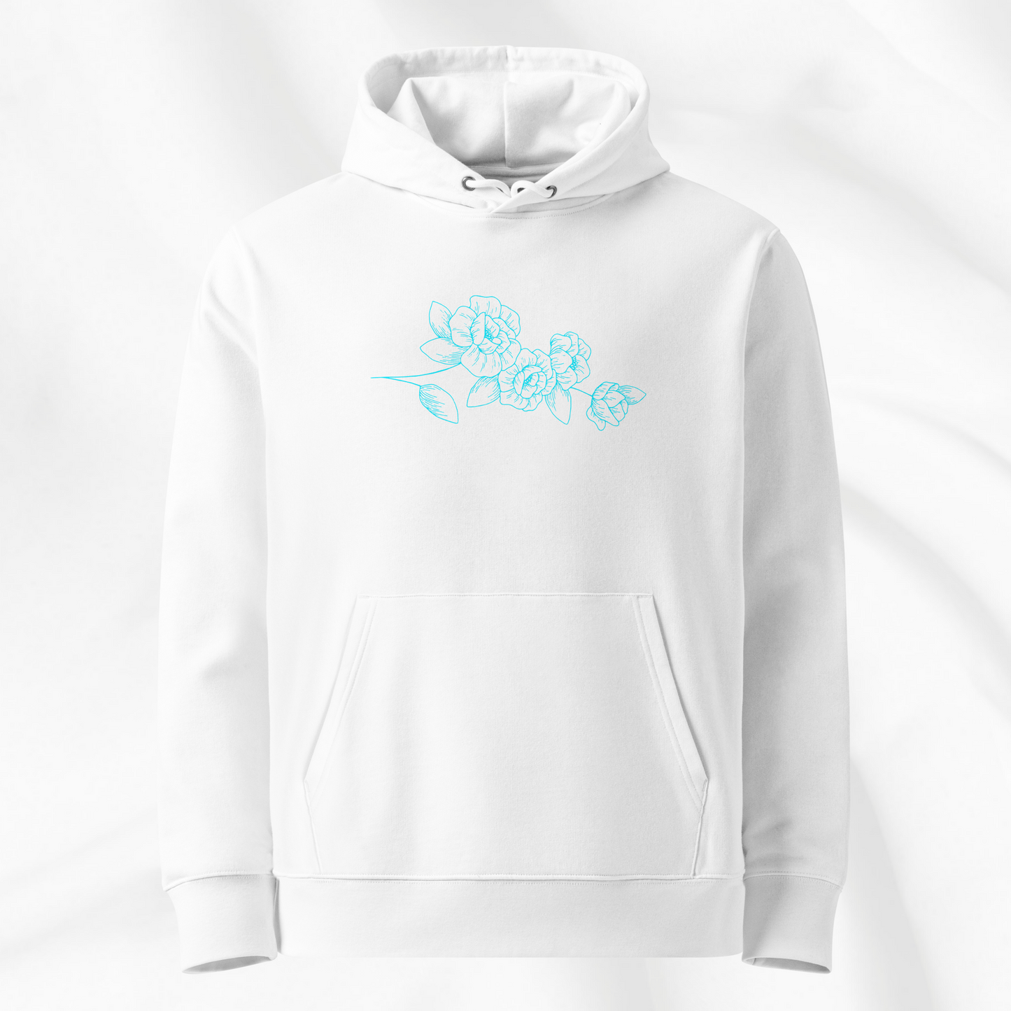 Neon Floral Hoodie