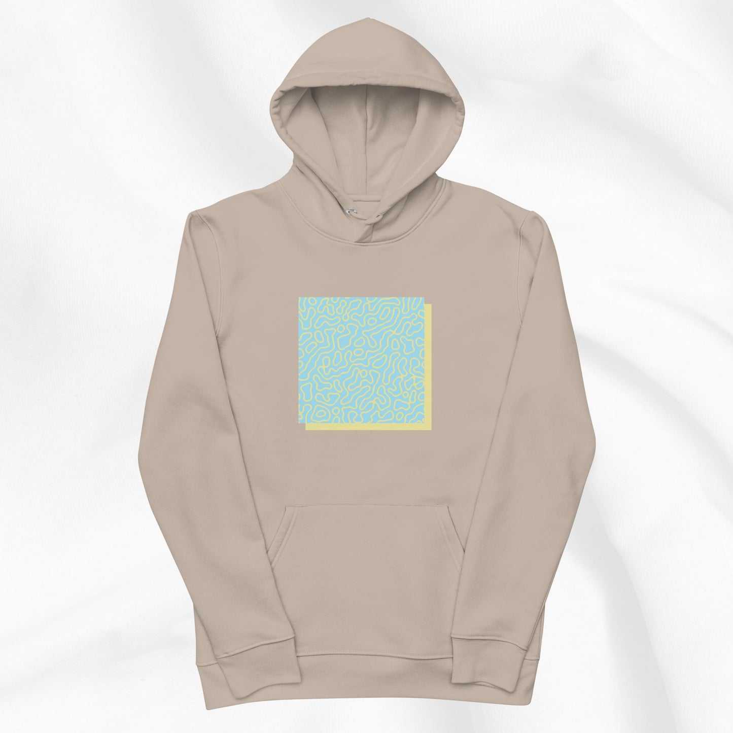 Spring Topo Print Hoodie