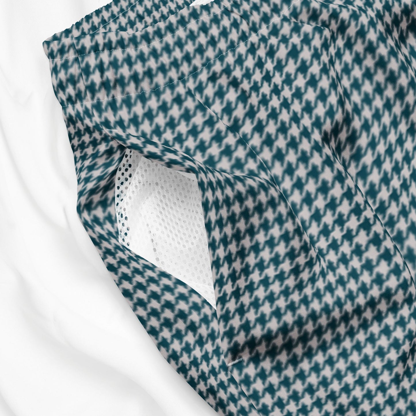 Houndstooth Swim Trunks