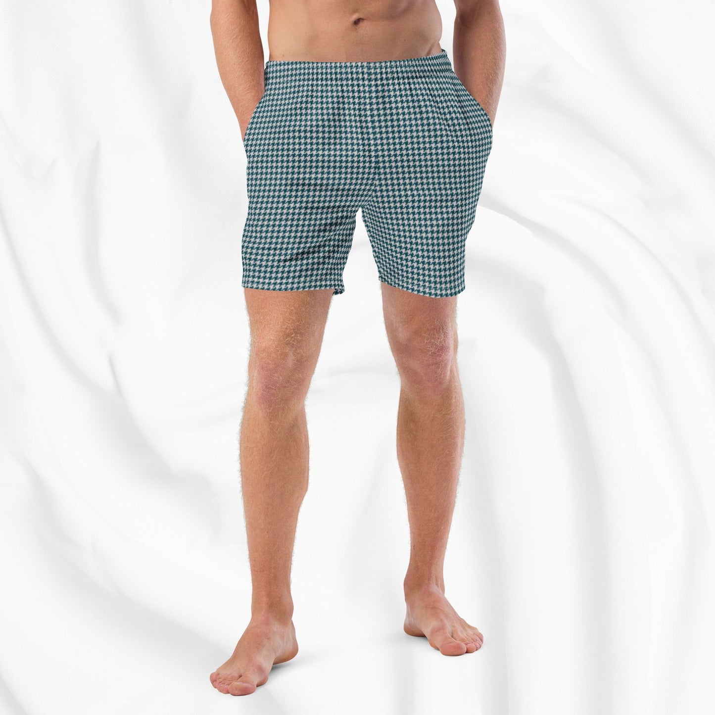 Houndstooth Swim Trunks
