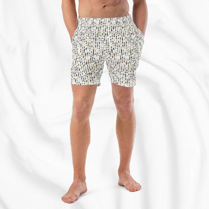 Geo Print Swim Trunks
