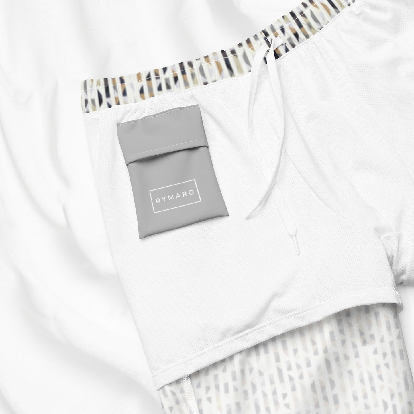 Geo Print Swim Trunks